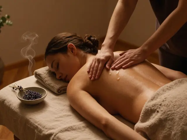 Aromaterapeutická masáž: Uvolněte napětí a stres pomocí esenciálních olejů