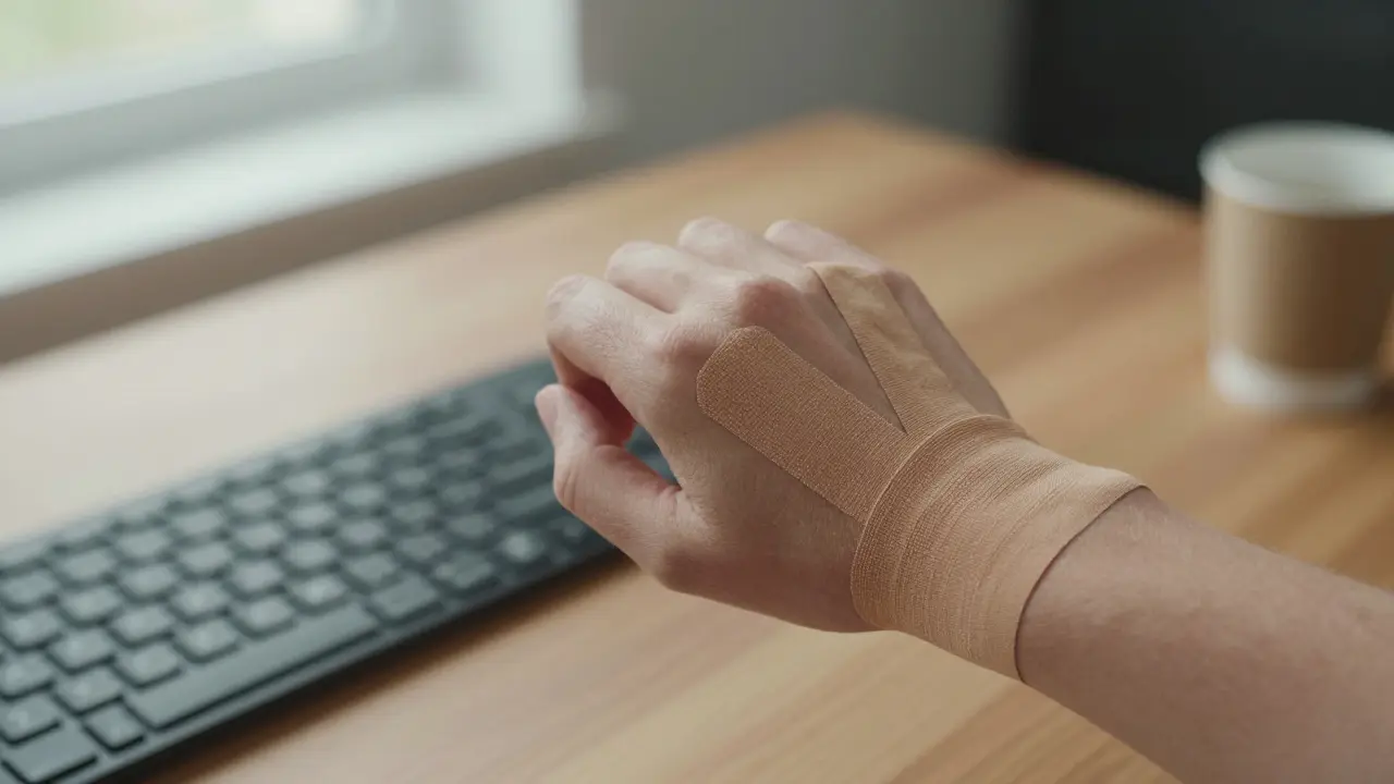 Jak tejpování může pomoci při léčení bolesti zápěstí
