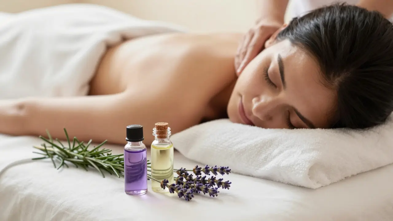 Aromaterapeutická masáž: Účinky, techniky a výběr správných olejů pro zdraví